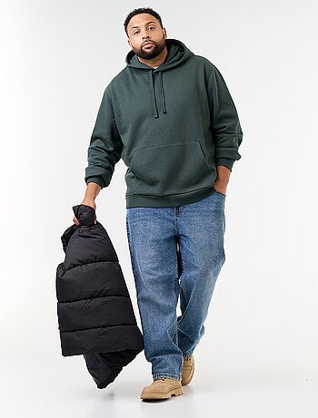 Sweat com capuz e bolso canguru