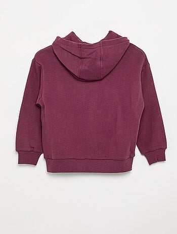 Sweat com capuz e bolso canguru