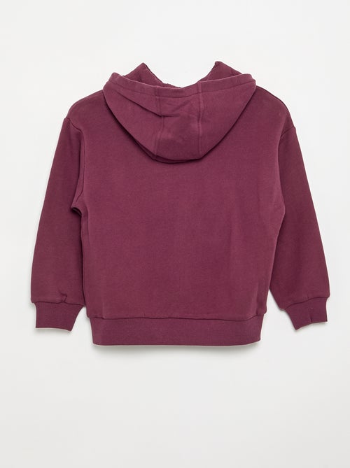 Sweat com capuz e bolso canguru - Kiabi