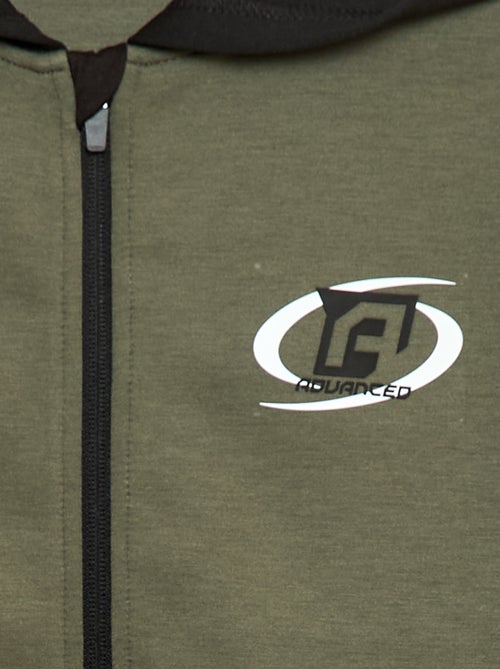 Sweat com capuz e fecho éclair - Kiabi