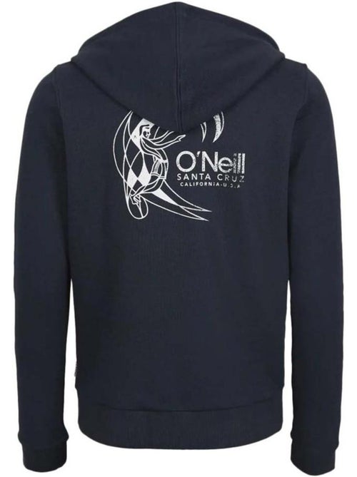Sweat com Capuz e Fecho O'Neill Circle Surfer Azul-Marinho para Mulher - Kiabi