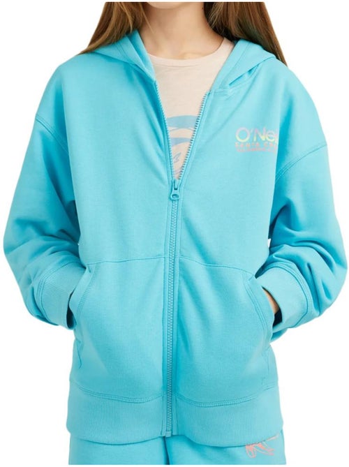 Sweat com Capuz e Fecho para Menina O'Neill Circle Surfer Azul - Kiabi