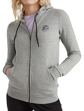 Sweat com capuz e fecho o'neill circle surfer azul-marinho para mulher