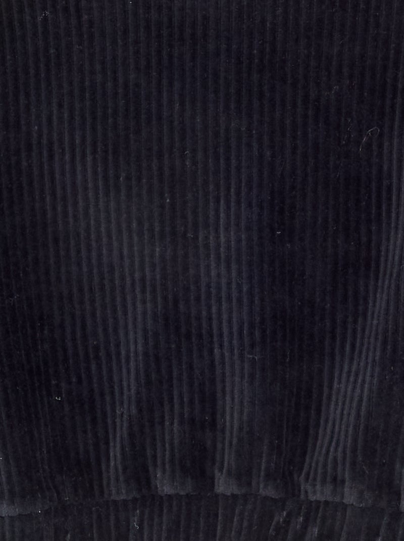 Sweat com capuz em malha canelada Preto - Kiabi