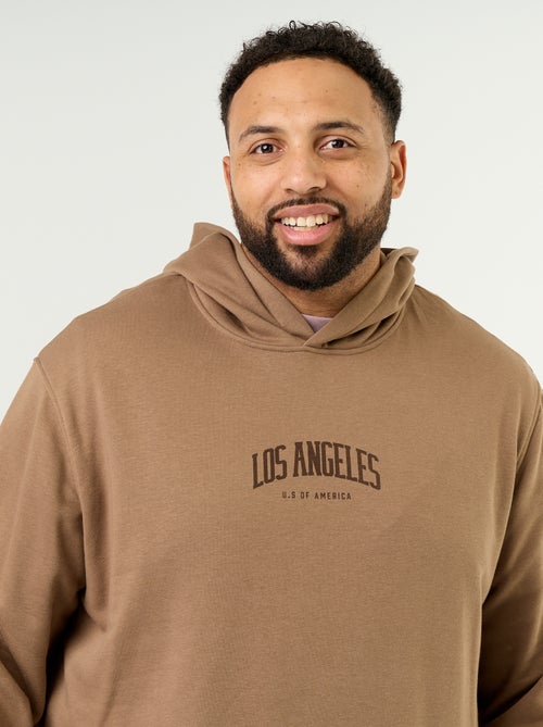 Sweat com capuz em moletão não cardado - Kiabi Sweat com capuz em moletão não cardado - Kiabi