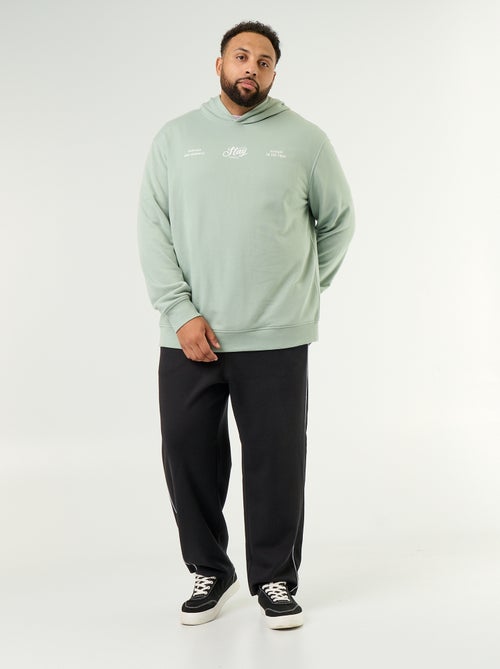 Sweat com capuz em moletão não cardado - Kiabi Sweat com capuz em moletão não cardado - Kiabi