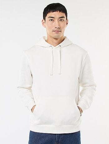 Sweat com capuz em moletom felpudo com bolso canguru