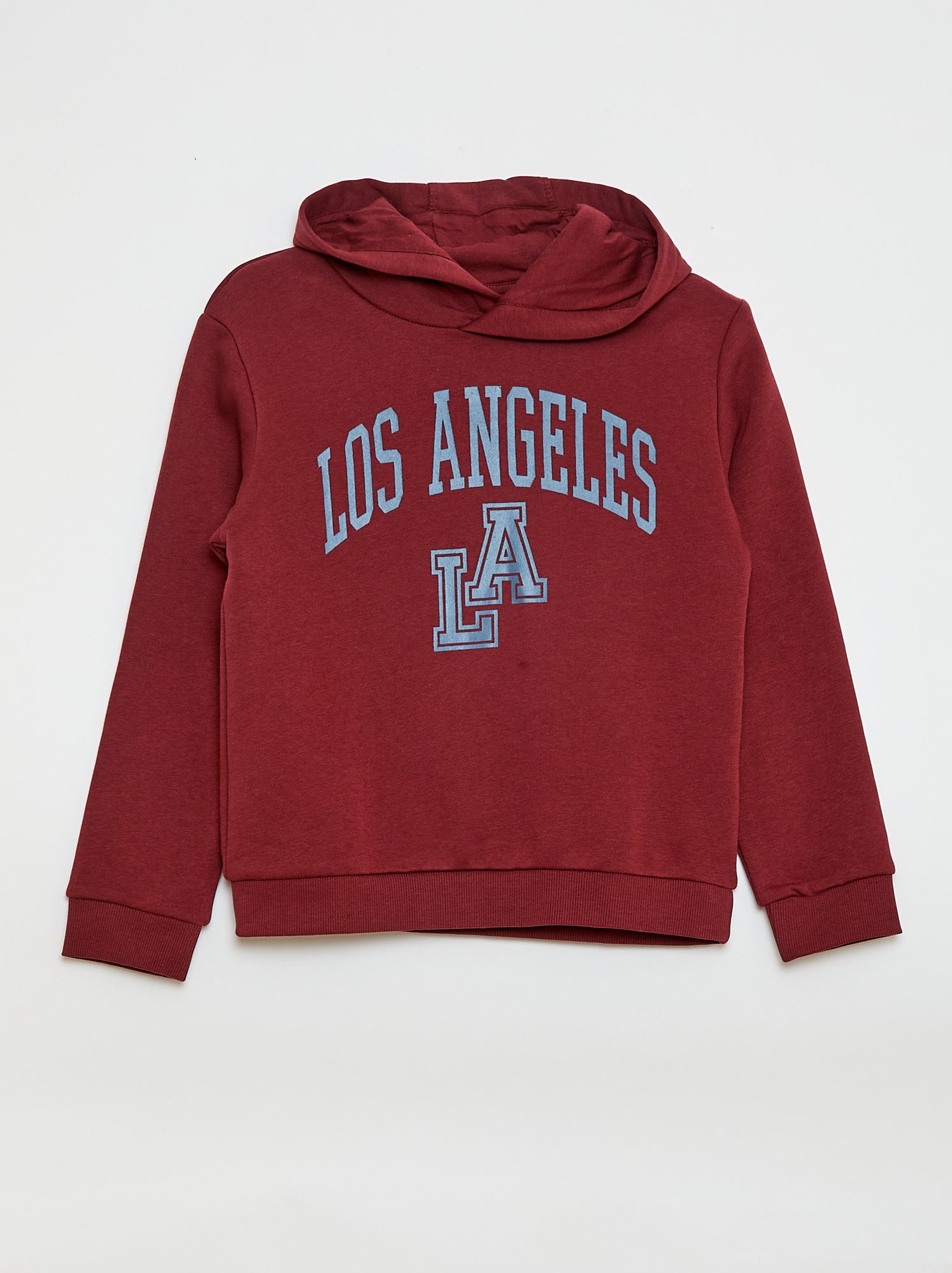 Sweat com capuz em moletom felpudo