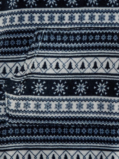 Sweat com capuz em polar - Kiabi