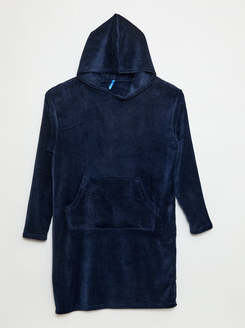 Sweat com capuz em polar - Kiabi