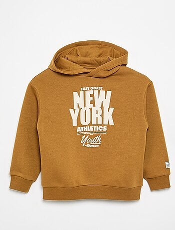Sweat com capuz estampado