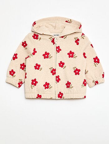 Sweat com capuz estampado
