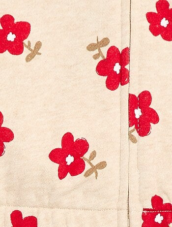 Sweat com capuz estampado