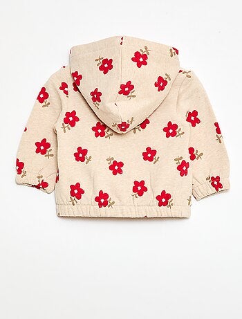 Sweat com capuz estampado