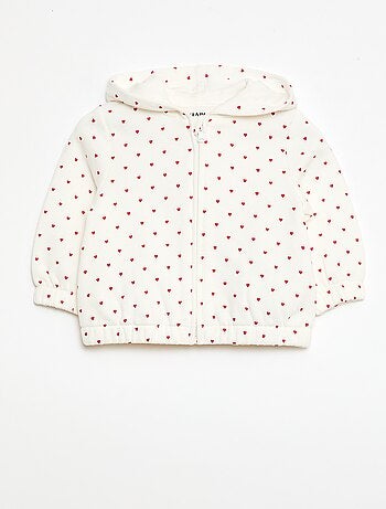 Sweat com capuz estampado