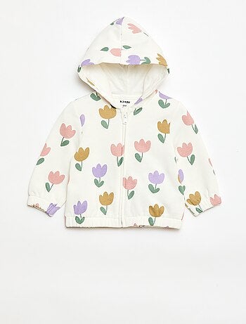 Sweat com capuz estampado