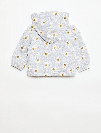 Sweat com capuz estampado