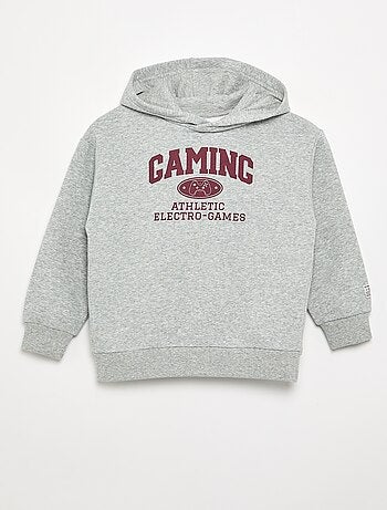 Sweat com capuz estampado