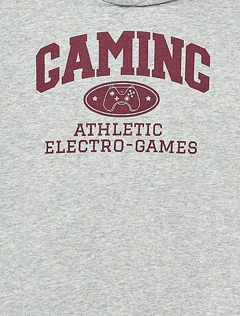 Sweat com capuz estampado