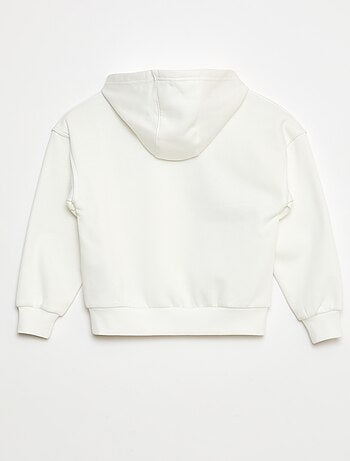 Sweat com capuz estampado 'Lovely Stitch'
