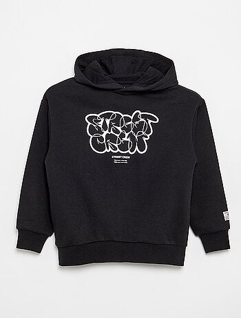 Sweat com capuz estampado