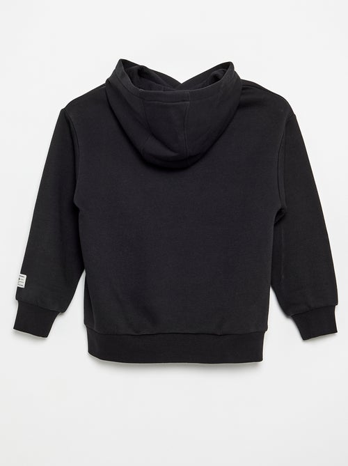 Sweat com capuz estampado - Kiabi