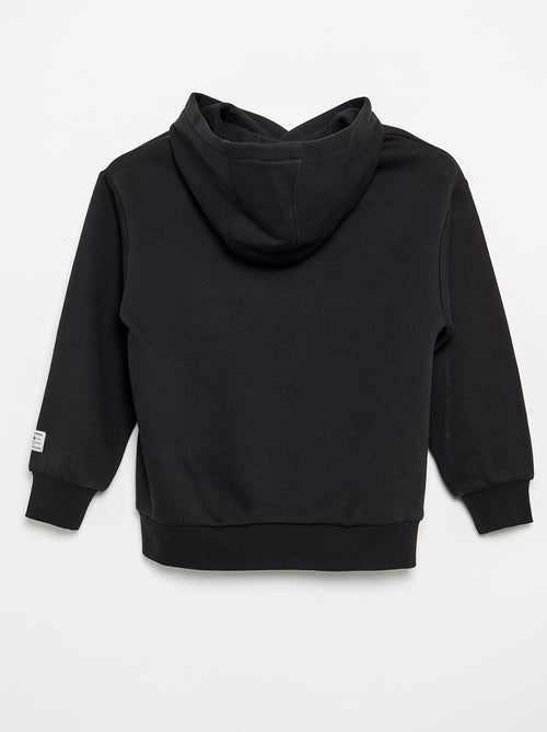 Sweat com capuz estampado - Kiabi