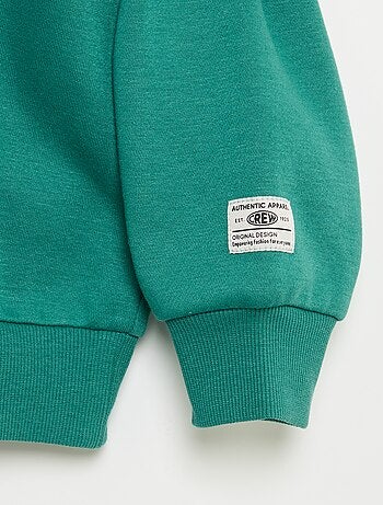 Sweat com capuz estampado