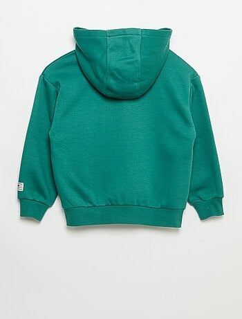 Sweat com capuz estampado