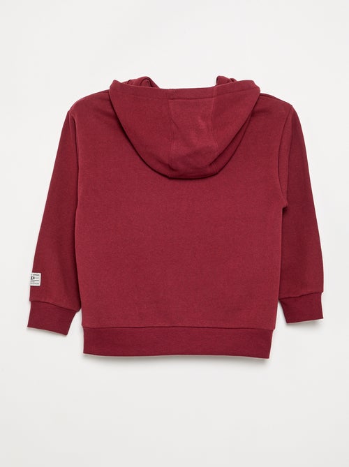 Sweat com capuz estampado - Kiabi
