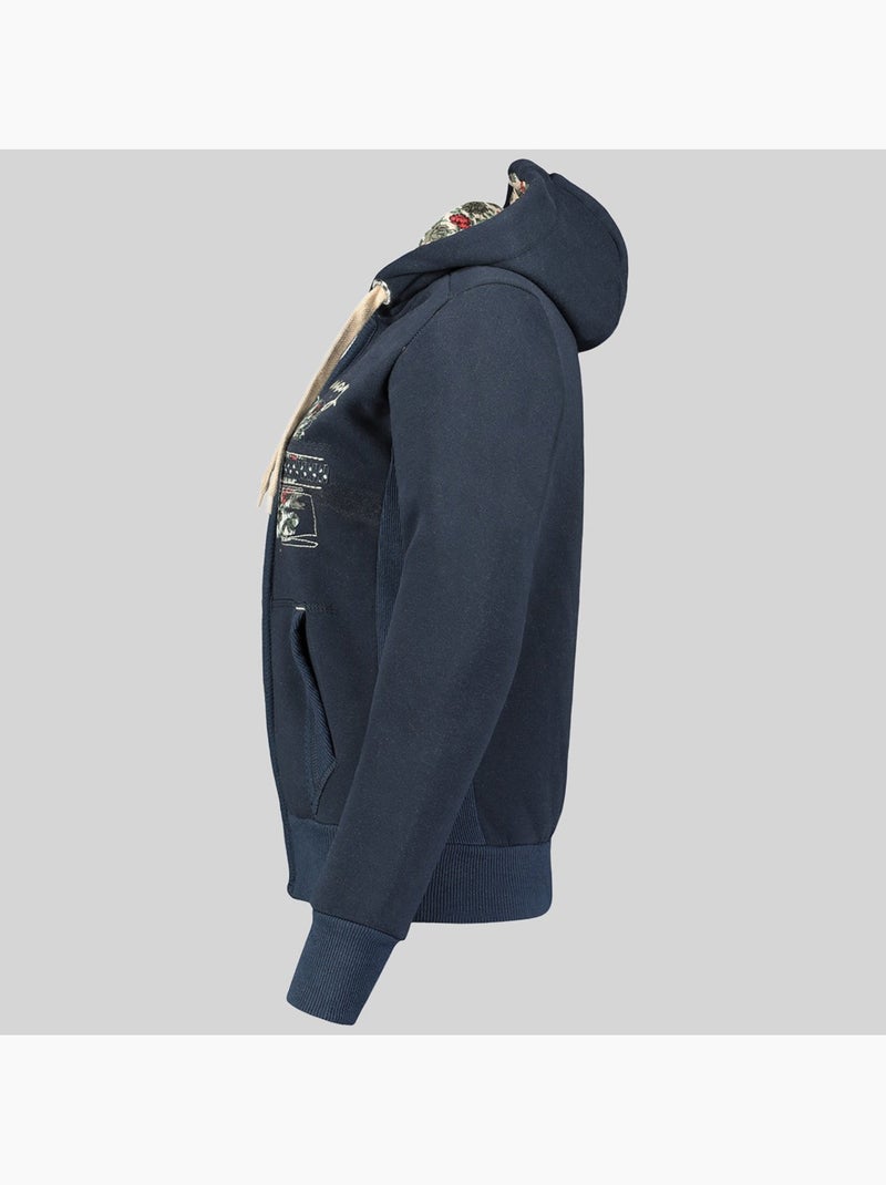 Sweat com capuz fabeaute – geographical norway Azul-marinho - Kiabi