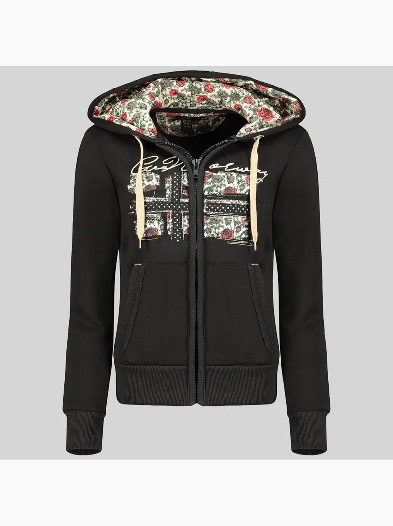 Sweat com capuz fabeaute – geographical norway Preto - Kiabi