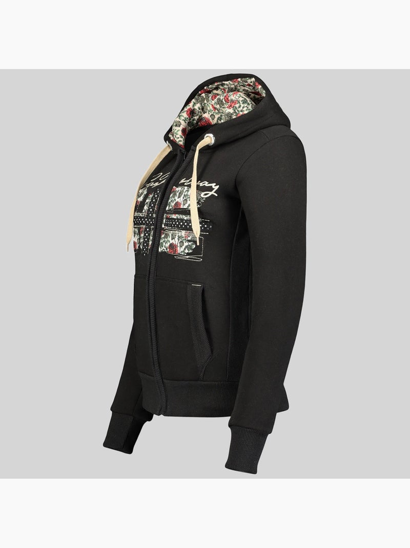 Sweat com capuz fabeaute – geographical norway Preto - Kiabi