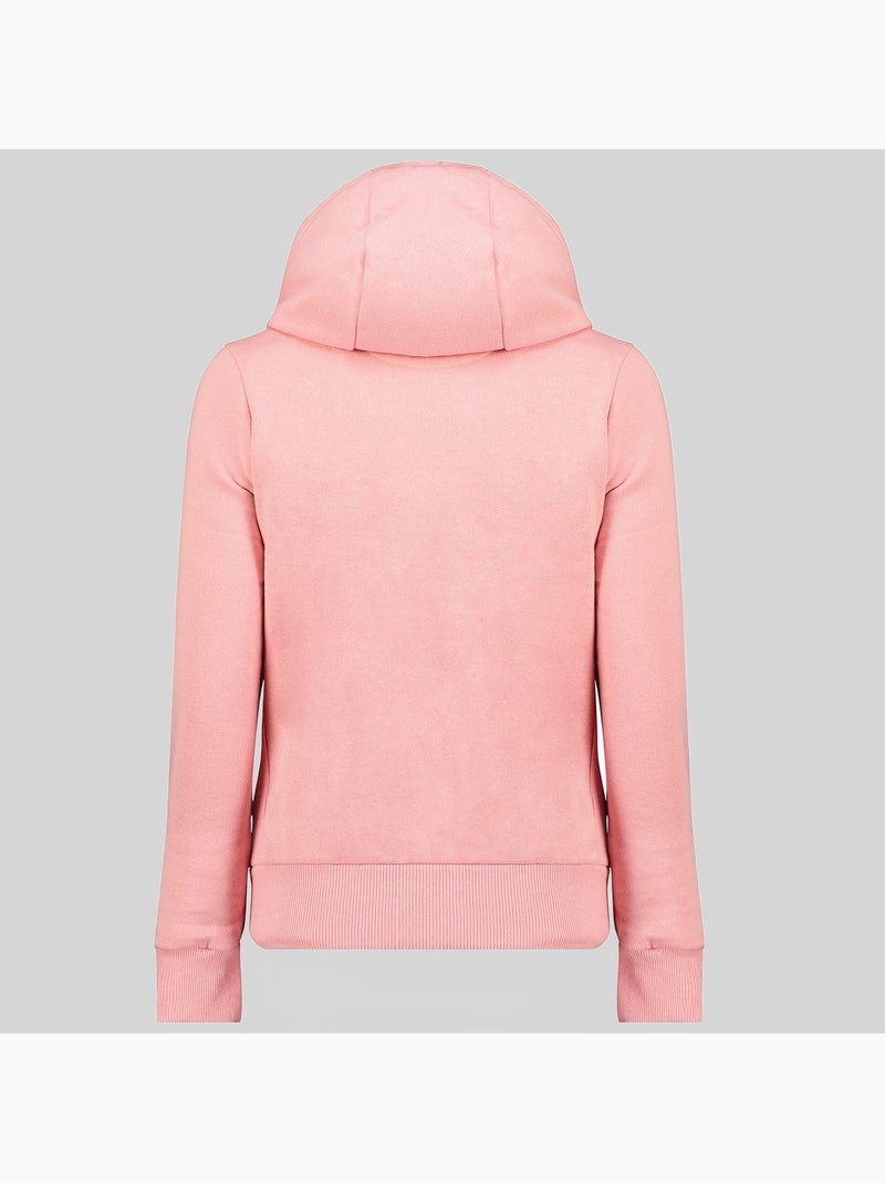 Sweat com capuz fabeaute – geographical norway Rosa-pálido - Kiabi