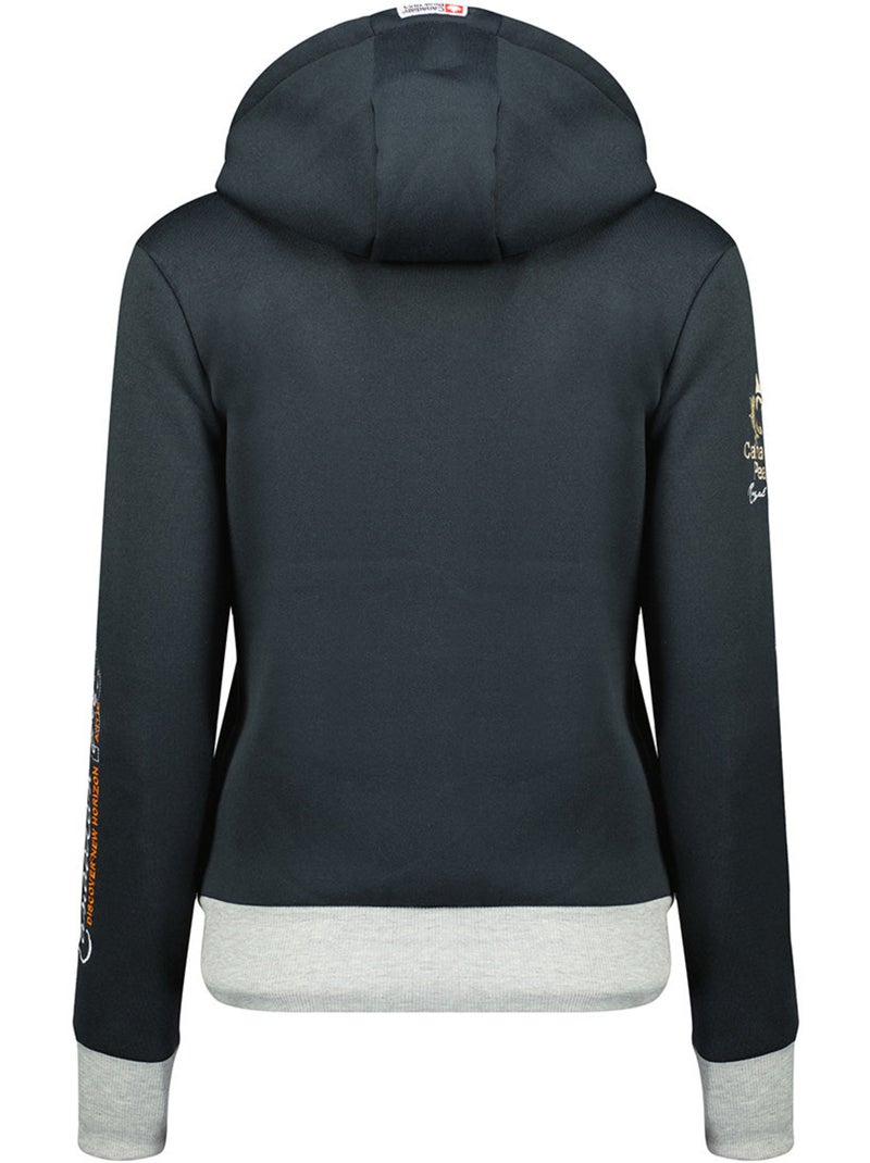 Sweat com capuz face – canadian peak Azul-marinho - Kiabi