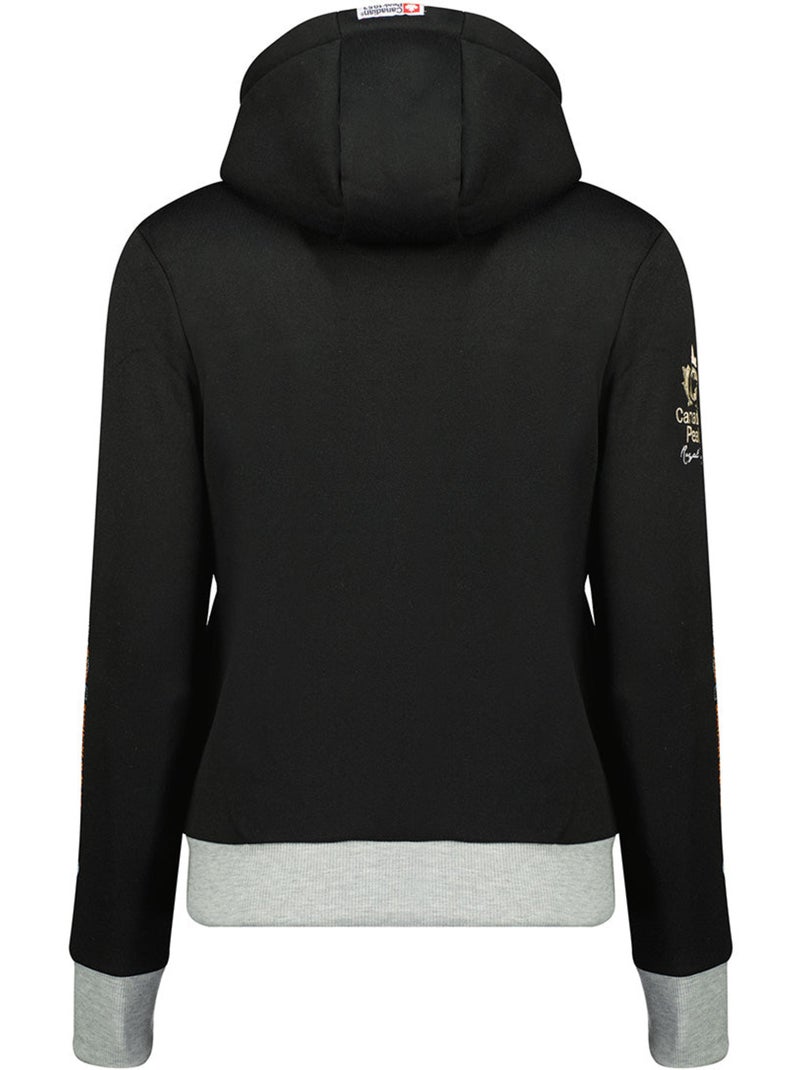 Sweat com capuz face – canadian peak Preto - Kiabi