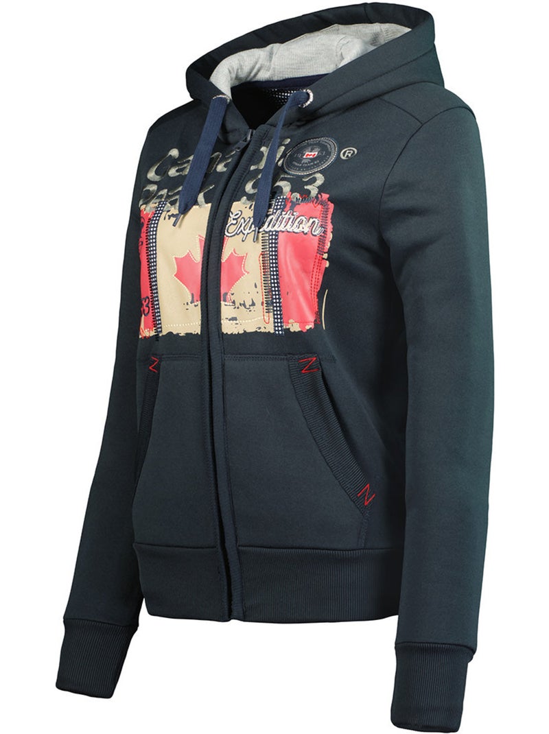 Sweat com capuz farlotteak – canadian peak Azul-marinho - Kiabi