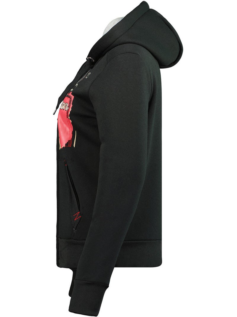 Sweat com capuz farlotteak – canadian peak Preto - Kiabi