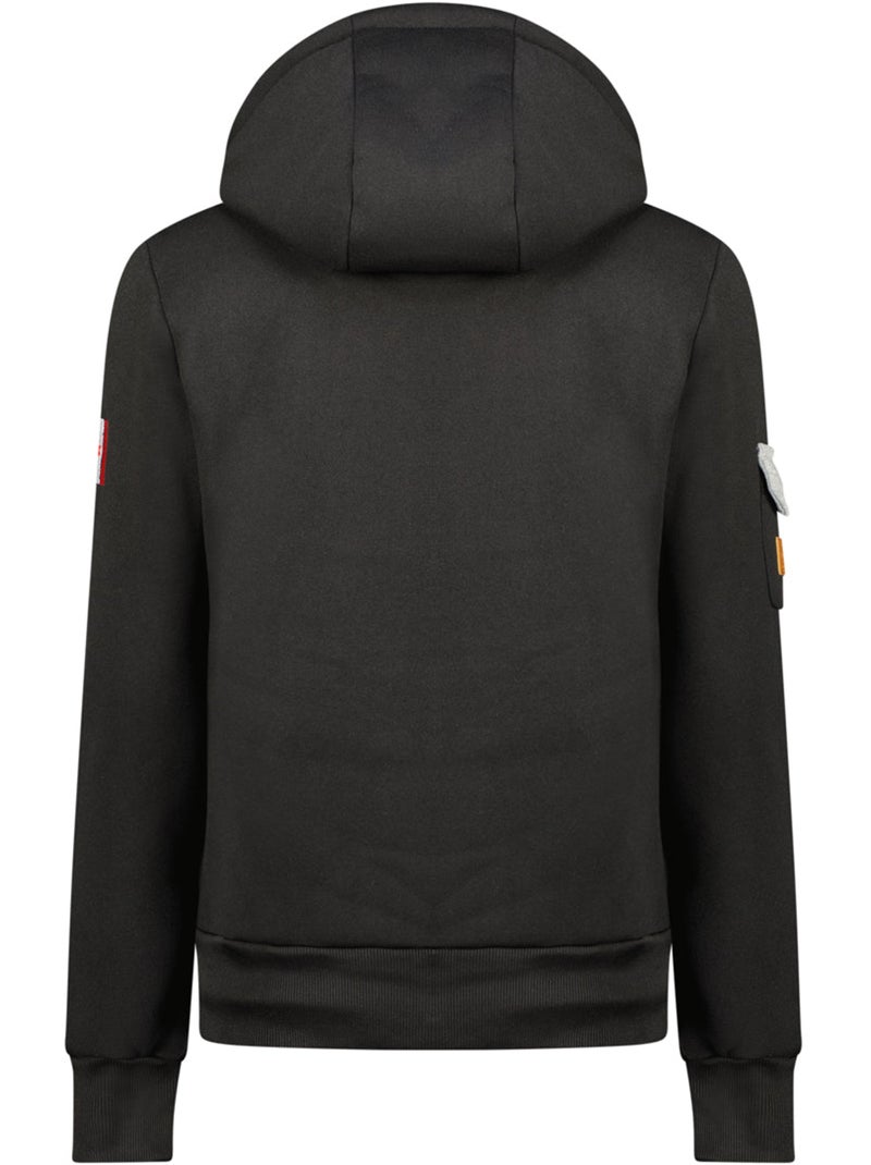 Sweat com capuz fipeak – canadian peak Preto - Kiabi