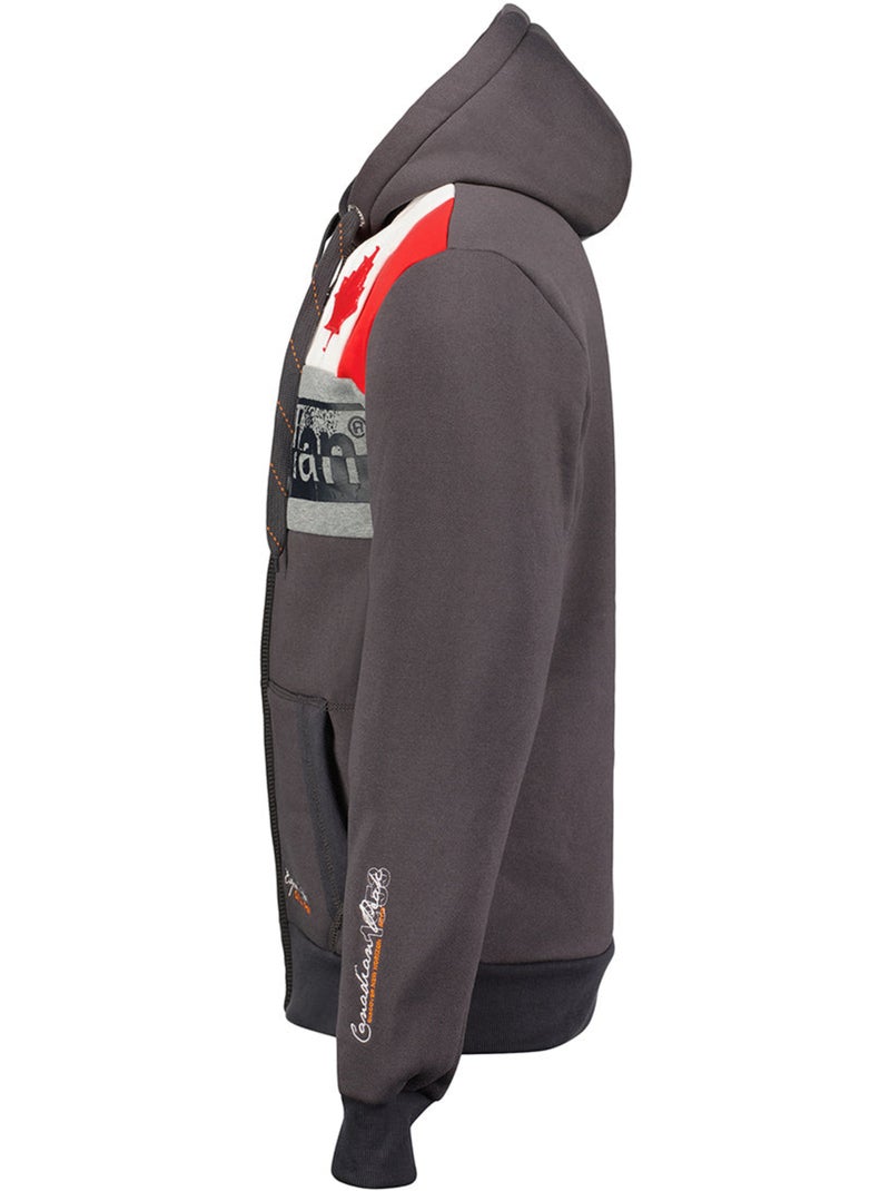 Sweat com capuz flashy – canadian peak Cinza escuro - Kiabi