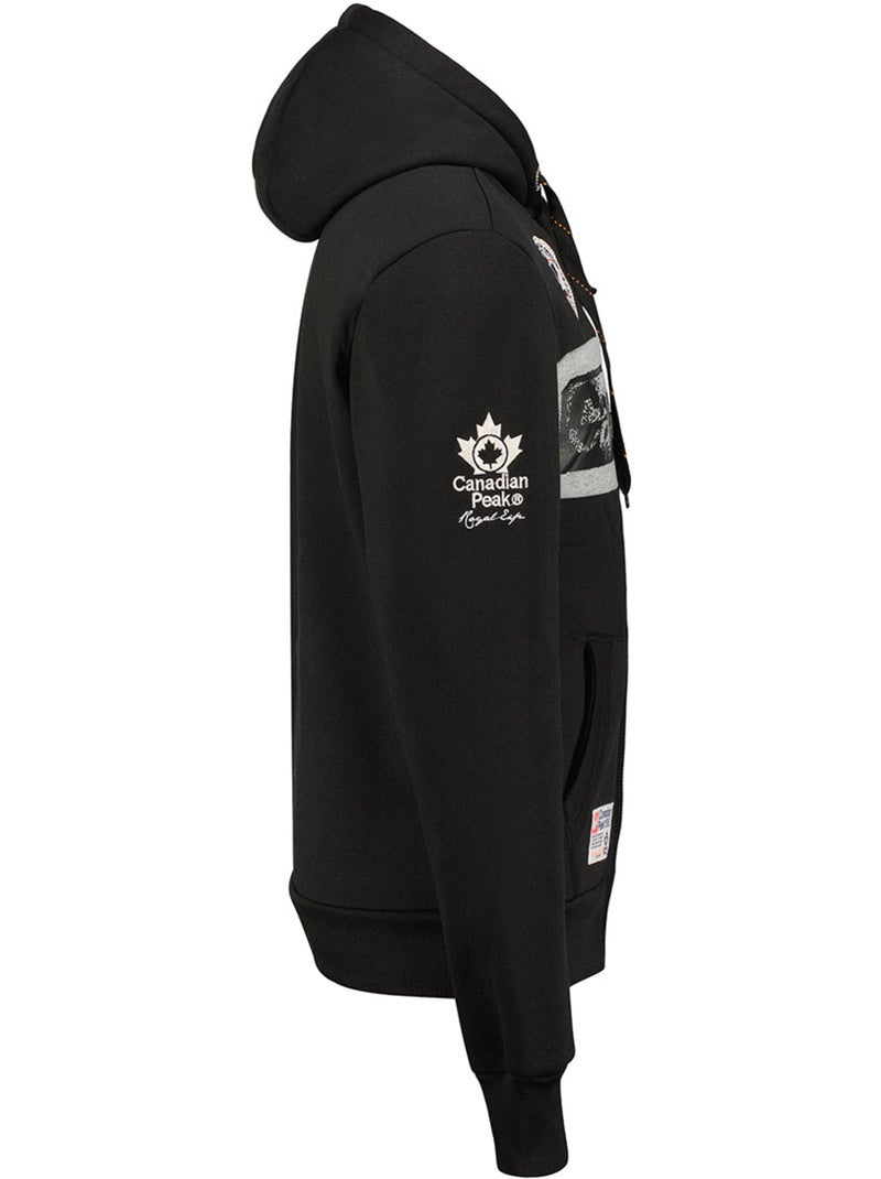 Sweat com capuz flashy – canadian peak Preto - Kiabi