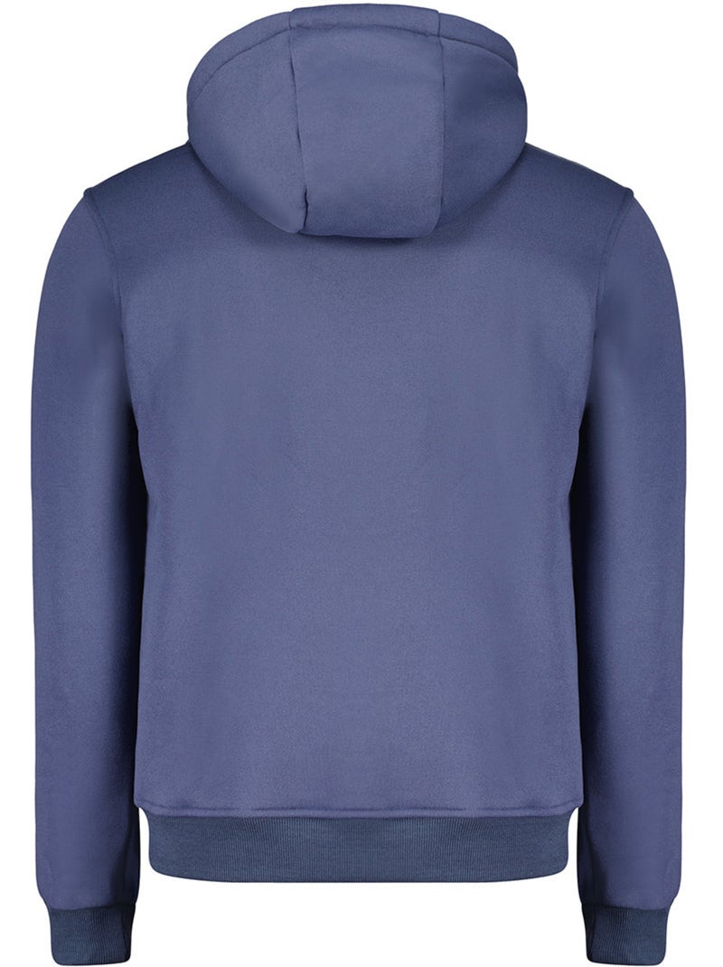 Sweat com capuz fondeak – canadian peak Azul-petróleo - Kiabi