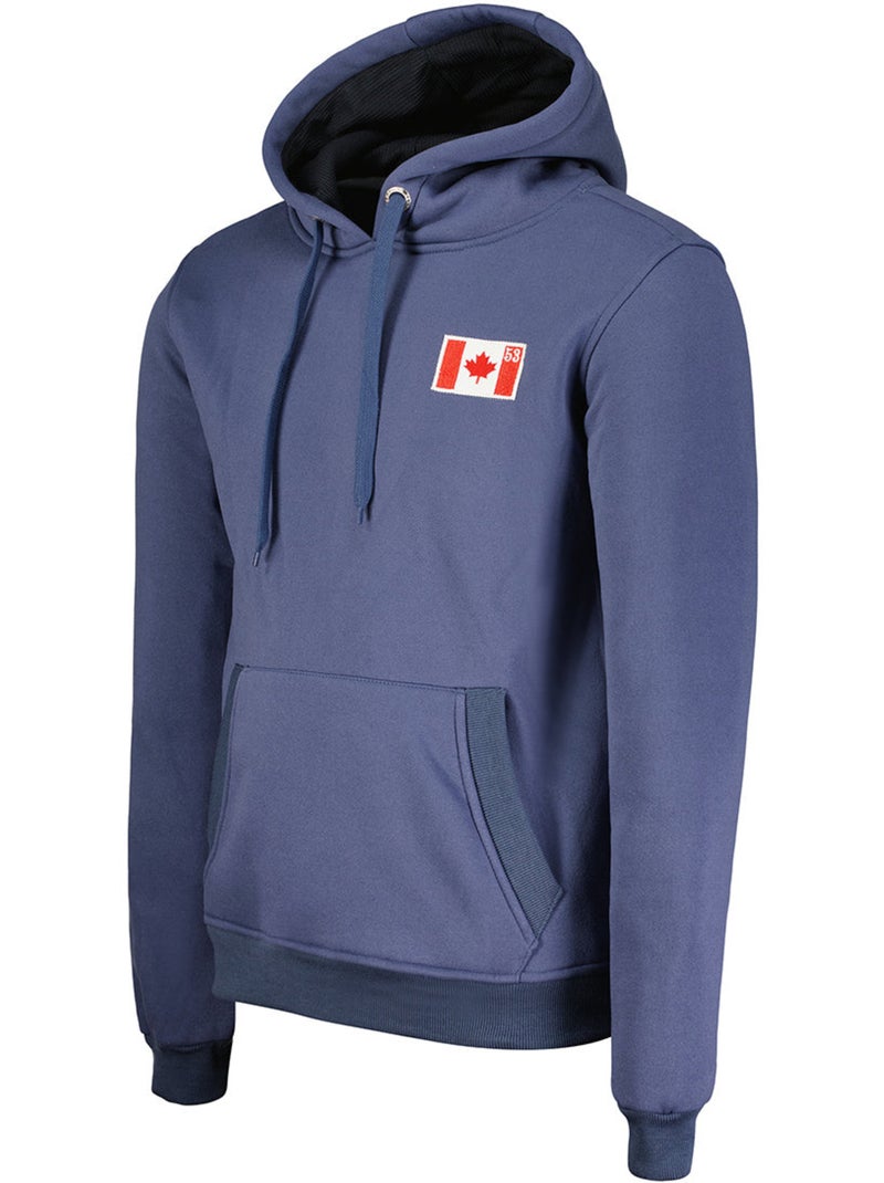 Sweat com capuz fondeak – canadian peak Azul-petróleo - Kiabi