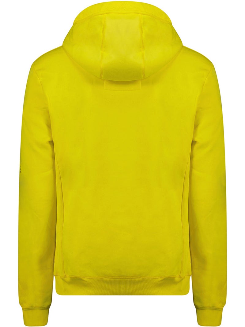 Sweat com capuz forrado galapagos – canadian peak Amarelo-fluorescente - Kiabi