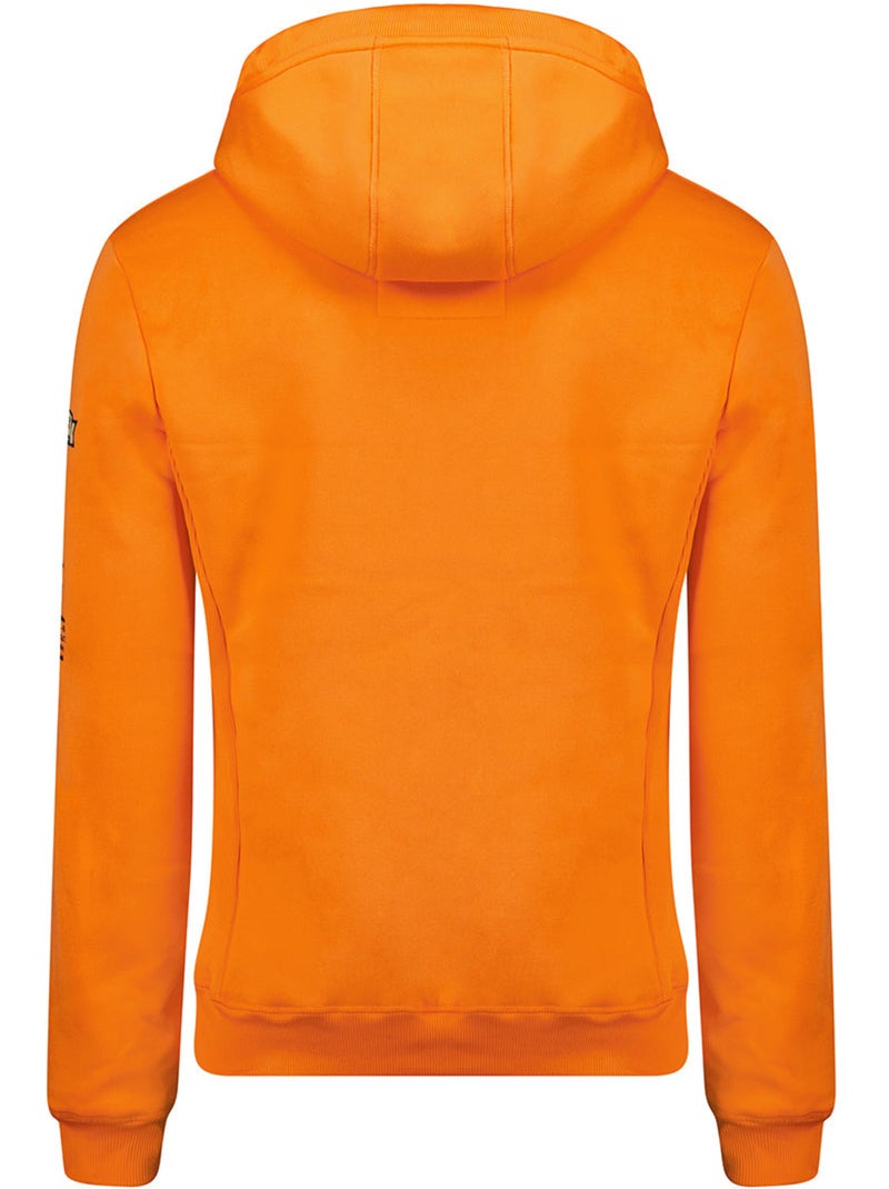 Sweat com capuz forrado galapagos – canadian peak Laranja-fluo - Kiabi