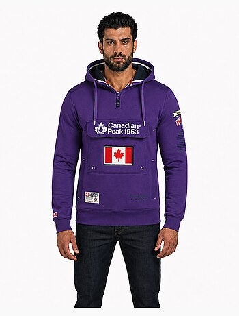 Sweat com capuz forrado galapagos – canadian peak