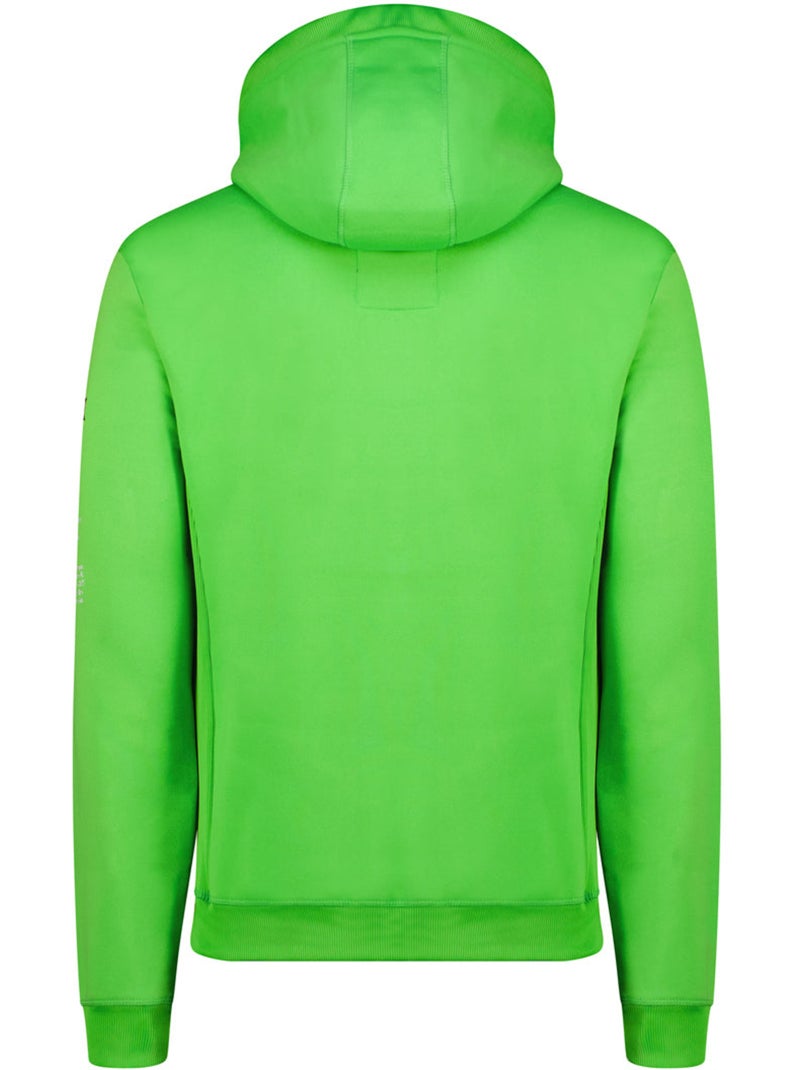 Sweat com capuz forrado galapagos – canadian peak Verde fluorescente - Kiabi