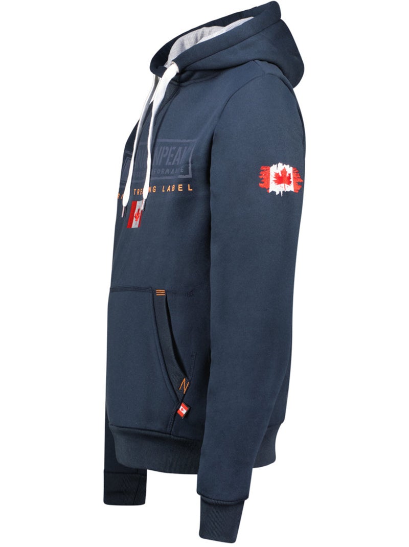 Sweat com capuz forrado gasikeak – canadian peak Azul-marinho - Kiabi