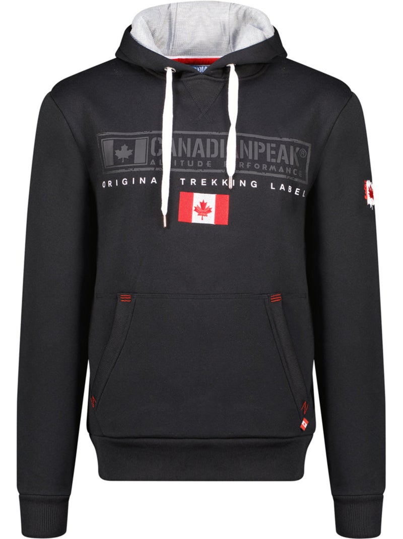 Sweat com capuz forrado gasikeak – canadian peak Preto - Kiabi