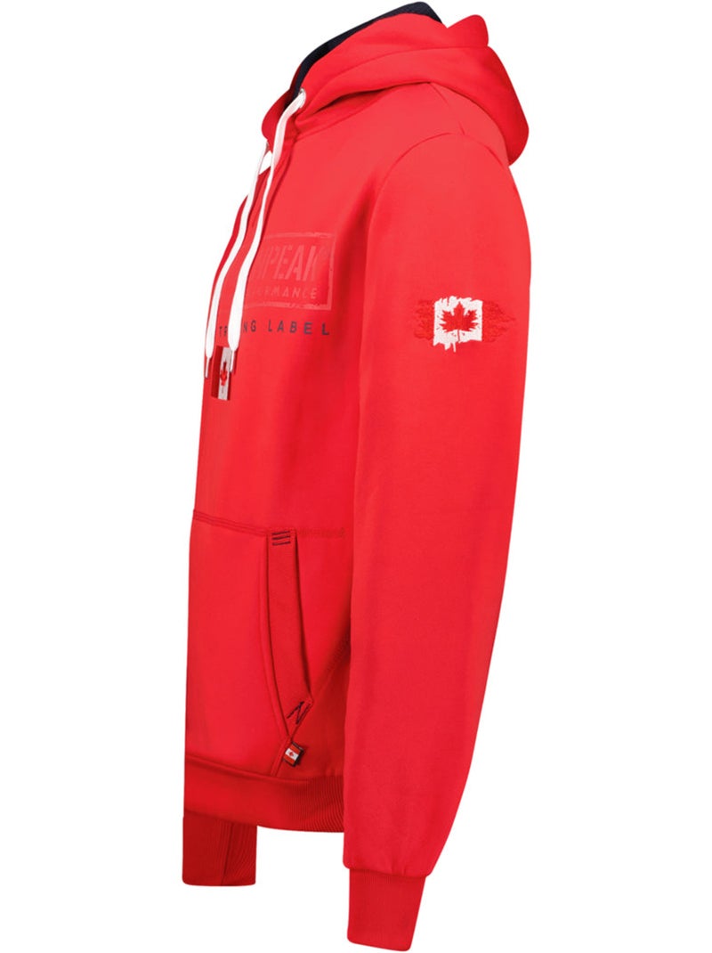 Sweat com capuz forrado gasikeak – canadian peak Vermelho - Kiabi